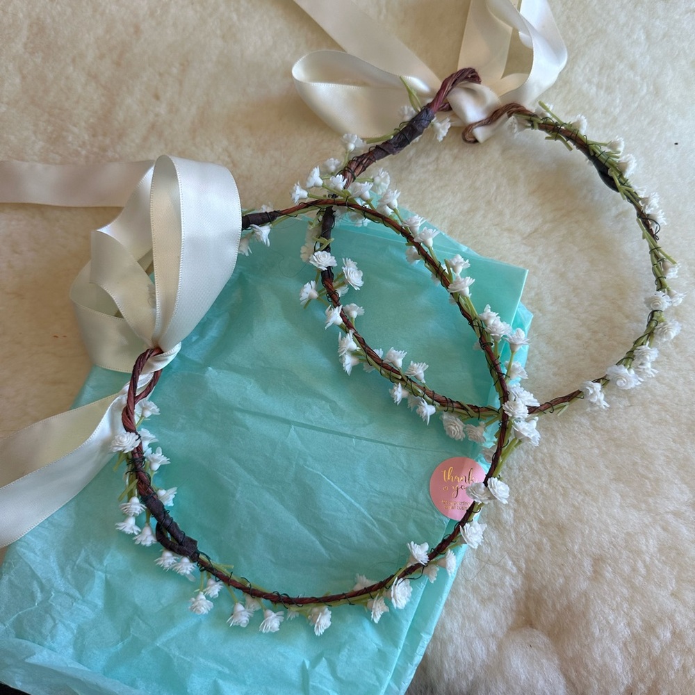 Baby Breath Flower Crown Halo